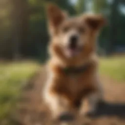 Activyl Protector Band on a playful dog