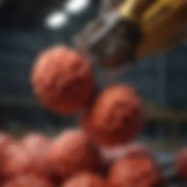Innovative Material Technology Close-up of advanced material technology in grapples