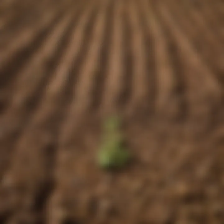 Graph showing the relationship between soil health and soybean yield