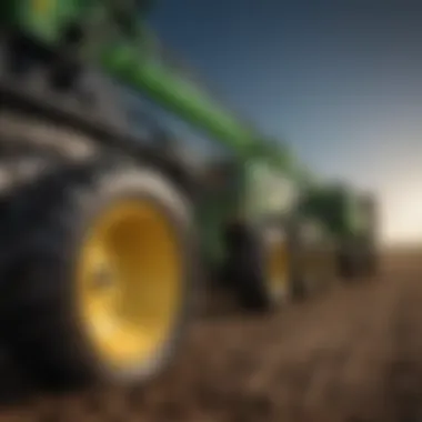 Close-up of auger specifications and features.