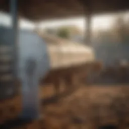 Automatic waterer heater system in a livestock environment