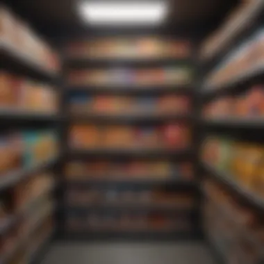 A variety of shelf-stable snacks and energy bars
