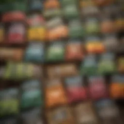 A collection of assorted vegetable seeds in labeled packets