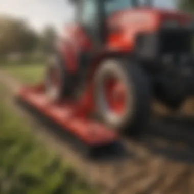 Demonstration of tiller attachment compatibility with various tools