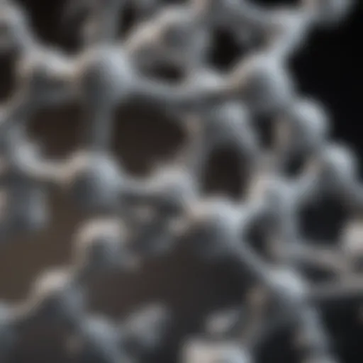 Illustration of calcium and magnesium molecules