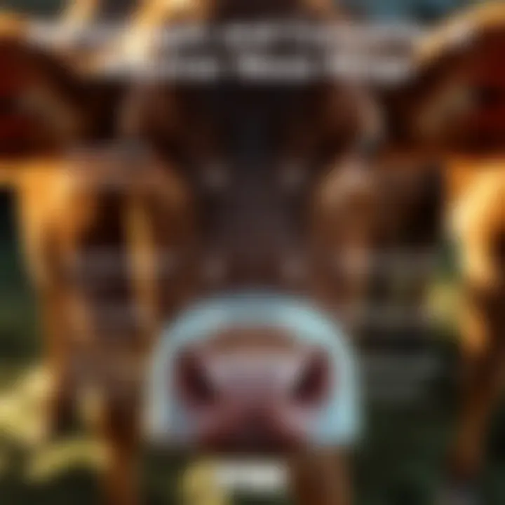 A comparison chart showing the advantages and concerns of using calf weaner nose rings.