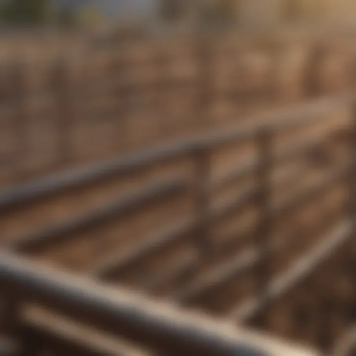 Customizable features of cattle corrals for enhanced functionality
