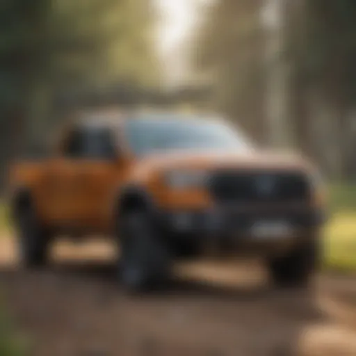 A sturdy cattle rack installed on a pickup truck, showcasing its design and functionality.