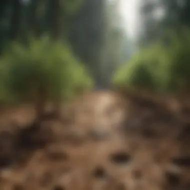 Infographic on optimal cultivation techniques for cedar saplings