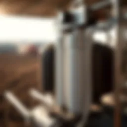 Detailed view of a reverse osmosis filter system