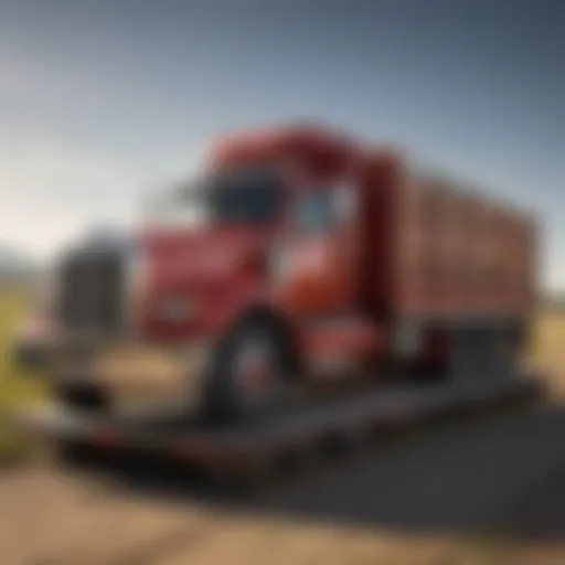 Innovative design of the Circle D Flatbed showcasing its robust structure.