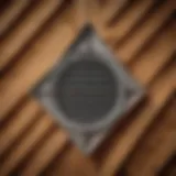 Close-up view of a gable vent in an agricultural barn