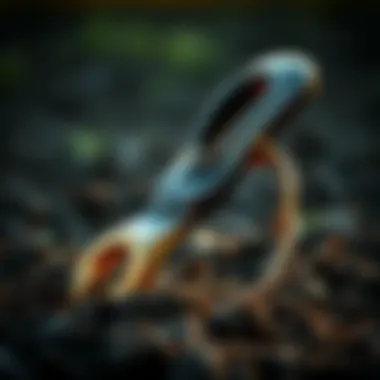 Innovative Tool Design in Agriculture An innovative design of a hard tool, emphasizing advancements in technology for better farming efficiency.