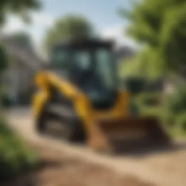 Versatility of Vermeer Mini Skid Steer in Landscaping Vermeer mini skid steer being used for landscaping tasks