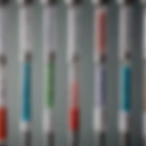 A close-up view of various animal syringes used in veterinary care