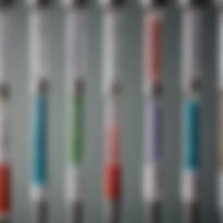 A close-up view of various animal syringes used in veterinary care