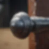 A detailed view of a carriage bolt showcasing its unique features