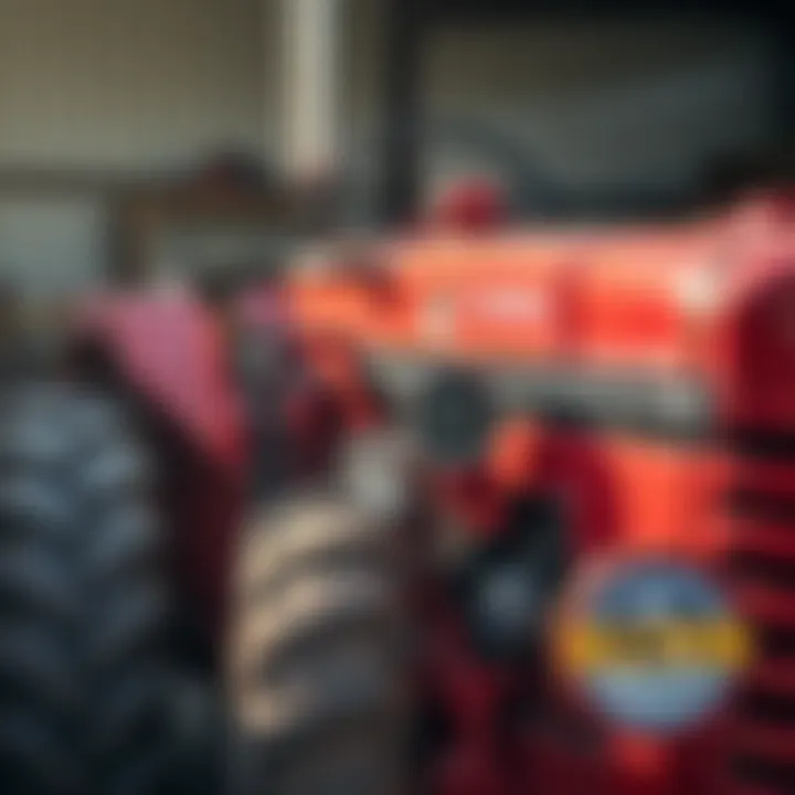 Maintenance of H Farmall tractor