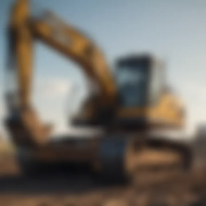 Technological features of an excavator