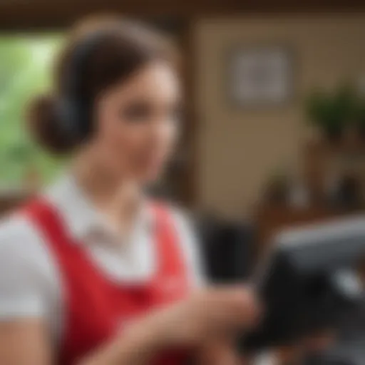 State Farm customer service representative on call