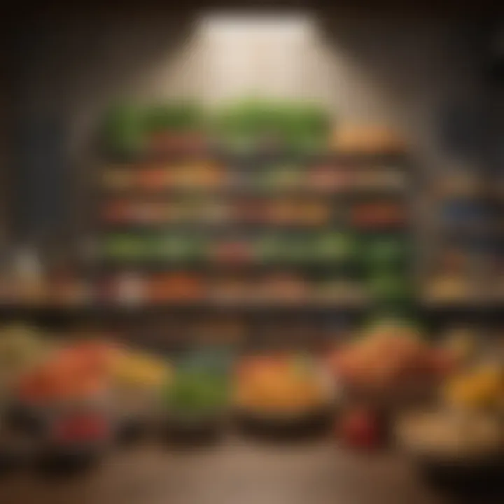 Diagram illustrating the role of dietary guidelines in ensuring food security