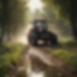 Safe disposal of herbicides in a designated area