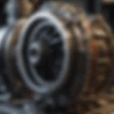 Precision in Engine Rebuilding Close-up of an engine being rebuilt