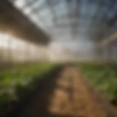 Environmental benefits of greenhouse films illustrated with nature and crops