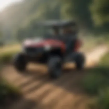 Comfort Levels in UTVs with Ample Legroom Rider enjoying comfort in a UTV