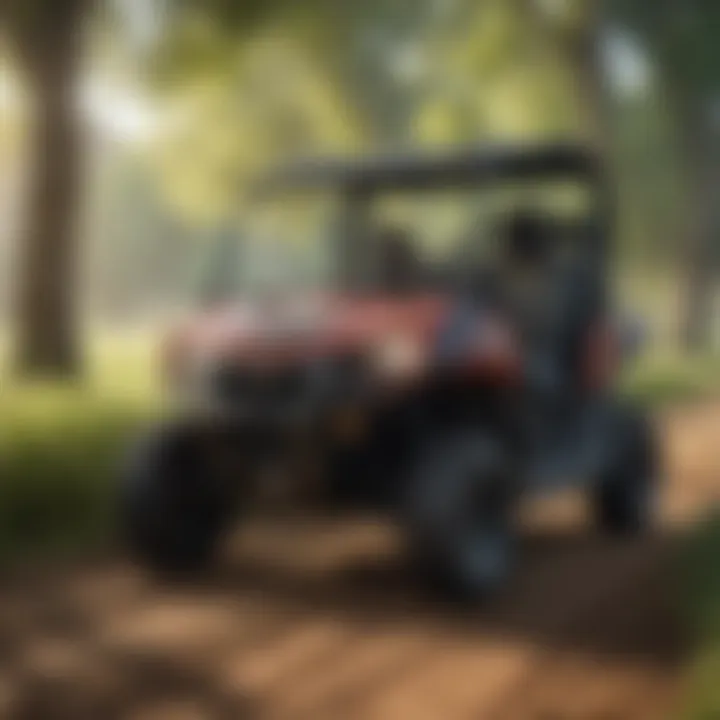 Comparison of UTV models showcasing legroom