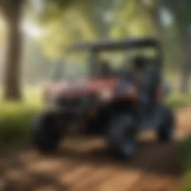 Legroom Features Across UTV Models Comparison of UTV models showcasing legroom