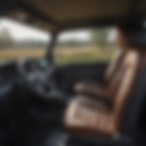 Spacious interior of a top-rated UTV