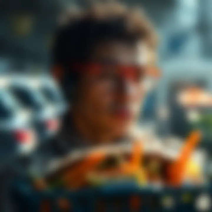 Visualization of supply chain disruptions affecting food distribution