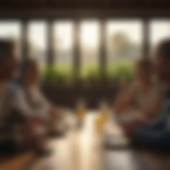 A roundtable meeting involving diverse stakeholders discussing hunger policies