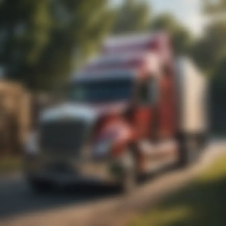 An infographic illustrating the trends in used semi truck specifications