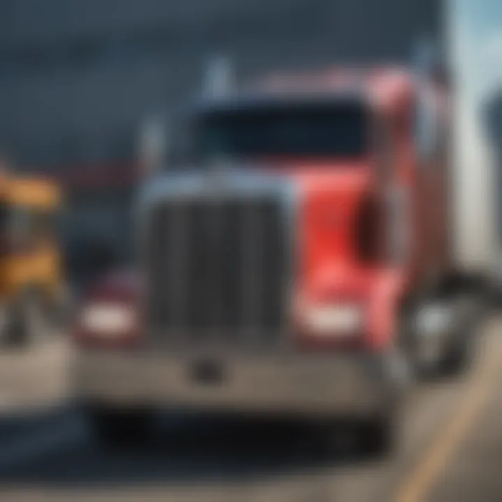 Infographic illustrating Peterbilt's impact on transportation logistics