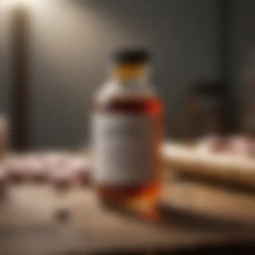 Veterinary medication bottle of Excede for swine