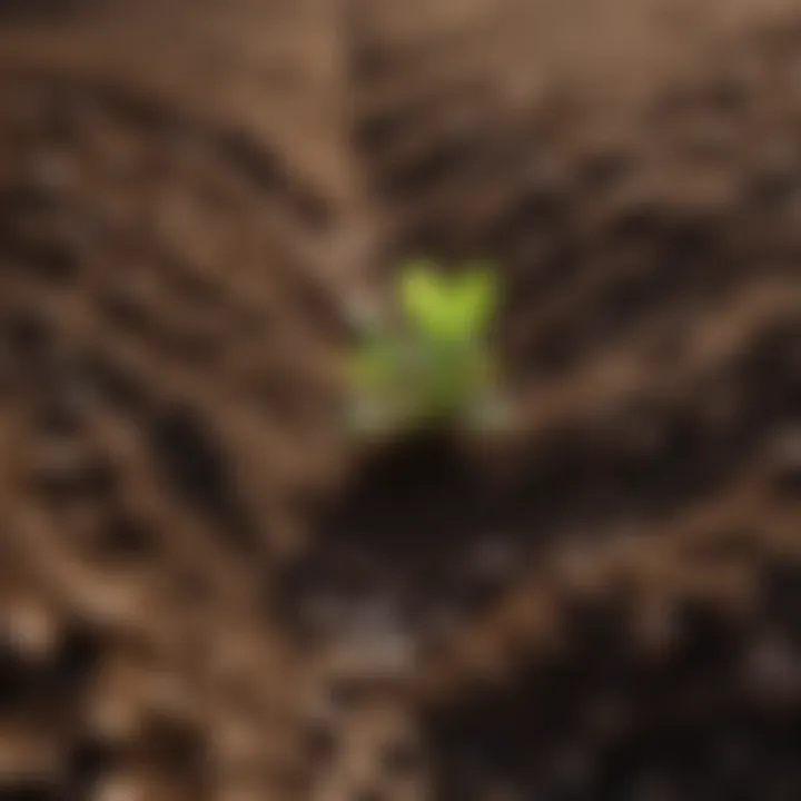 A close-up of fertile soil indicating potential for agricultural investment.