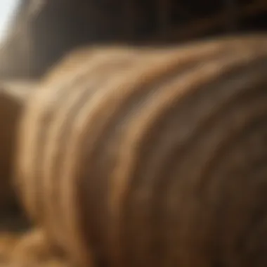 Innovative Materials Behind Bale Tuff Silage Wrap Close-up of bale tuff wrap demonstrating its technology and materials