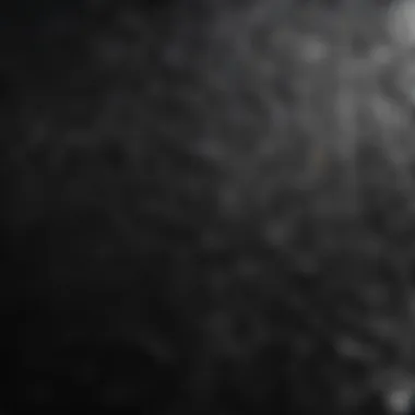 Textured Surface of a Black Plastic Garden Urn Close-up of a black plastic garden urn showcasing its textured surface and design