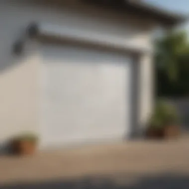 Demonstrating the Smooth Operation of Canvas Roll-Up Door Demonstration of the smooth operation of a canvas roll-up garage door