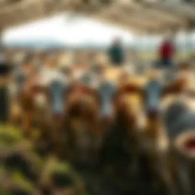 Sustainable Livestock Farming Practices Sustainable practices in a livestock farming setting