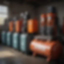 A selection of used air compressors available on Craigslist