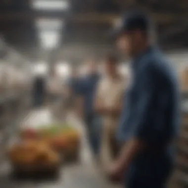 Networking in the Dairy Industry A diverse group of individuals engaging in a networking event focused on dairy careers
