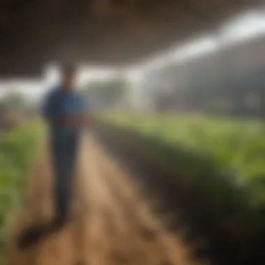 Sustainable farming practices being implemented on an Albany farm