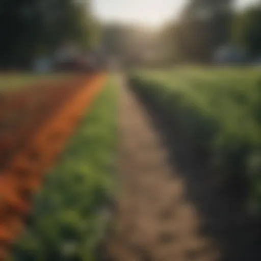 Vibrant farm landscape in New Jersey showcasing diverse crops