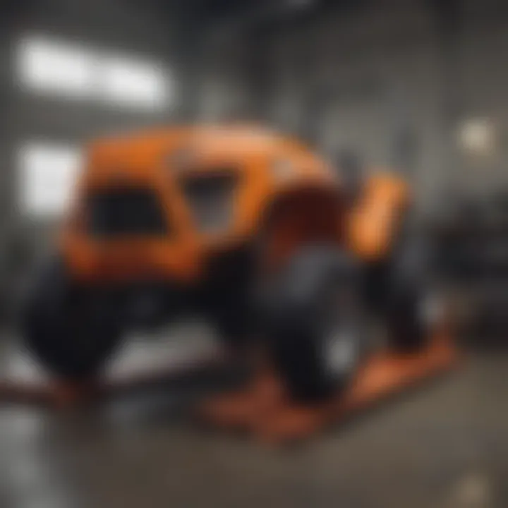Diagram showing installation process of Ford PTO accessories
