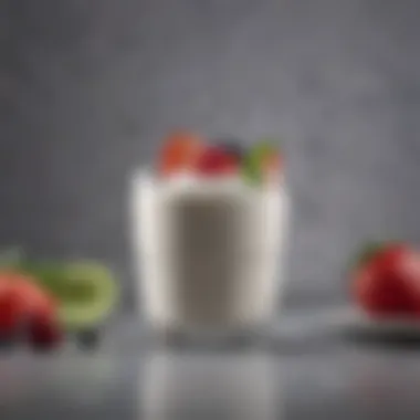 Nutritional comparison chart of non-dairy Greek yogurt types