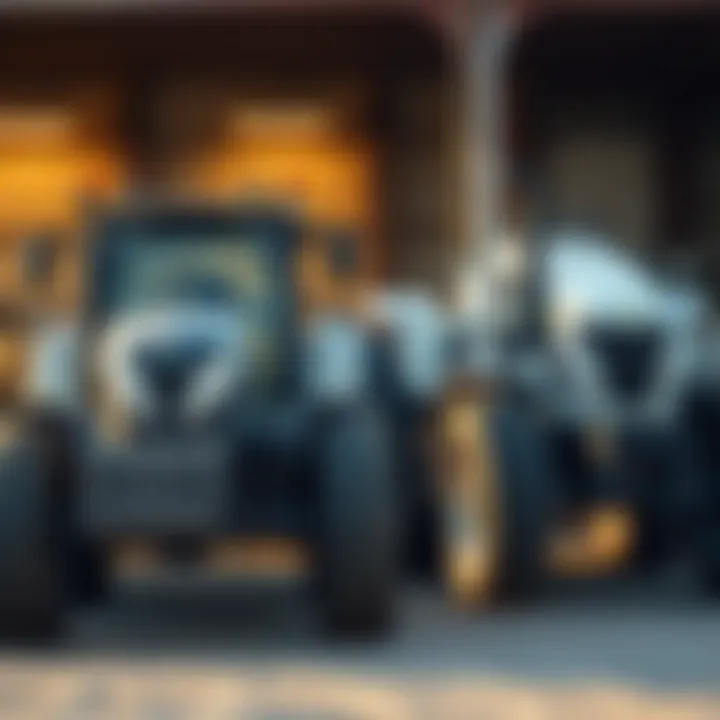 Used vs. New: Weighing the Options for White Tractors A side-by-side comparison of a used White tractor and a new model