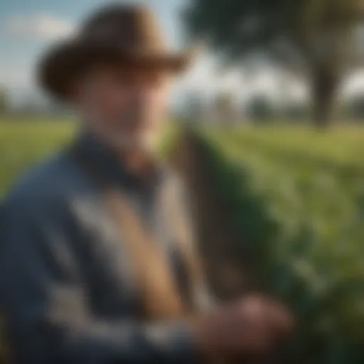 Portrait of Walter G. Coale, a pioneer in sustainable agriculture